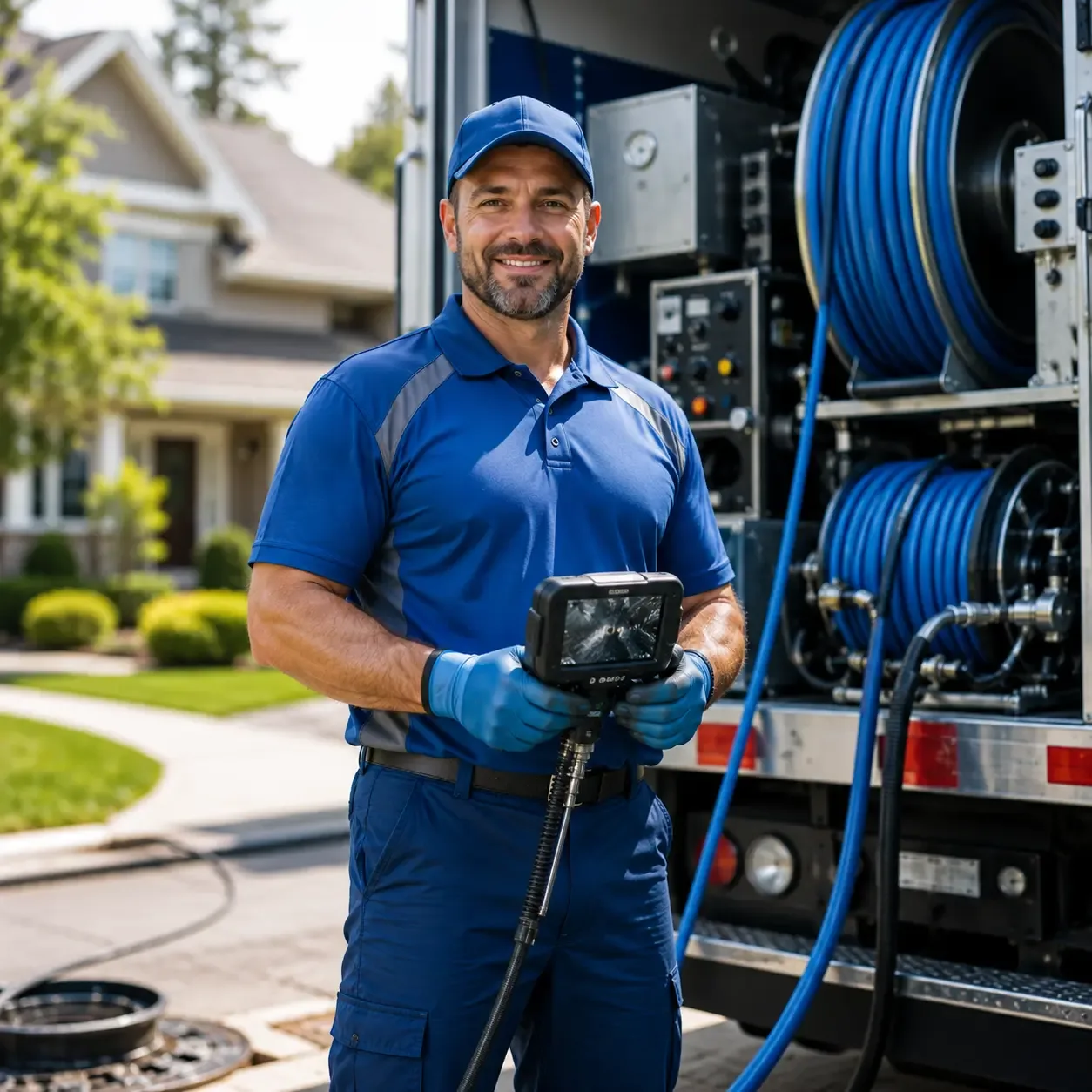 Local outdoor drain cleaning specialists in Hitchcock, TX
